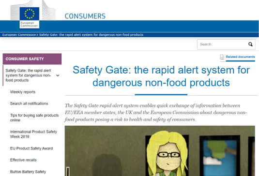 Safety Gate Rapex Website